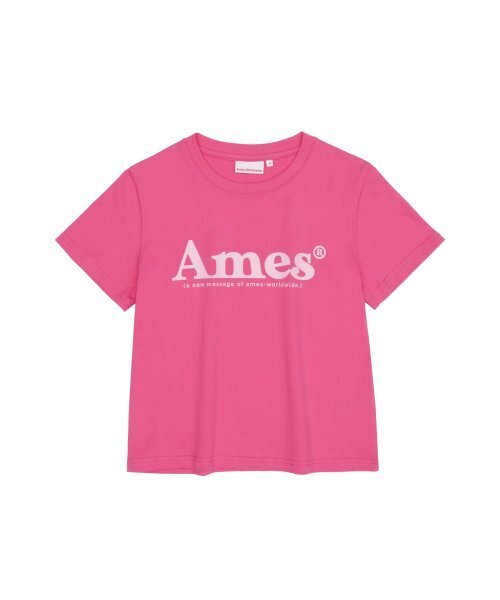 AMESWORLDWIDE(アメスワールドワイド)の「BASIC LOGO TEE PINK(Tシャツ/カットソー・レディース・その他・LARGE/MEDIUM/SMALL)」の9枚目の写真