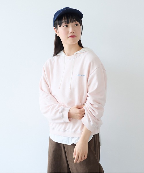 bulle de savon（ビュルデサボン）の「30/10 itsumo裏毛 ロゴトレーナー（Tシャツ/カットソー・レディース・ピンク/ライム/サックスブルー・FREE）」の21枚目の写真