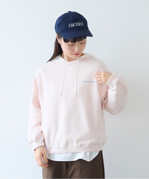 bulle de savon（ビュルデサボン）の「30/10 itsumo裏毛 ロゴトレーナー（Tシャツ/カットソー・レディース・ピンク/ライム/サックスブルー・FREE）」の16枚目の写真