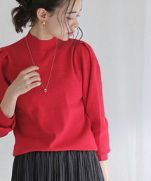 La TOTALITE | 【洗える】ウォッシャブルギャザースリーブプルオーバー(ニット/セーター)