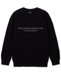 エイピーデザインスタジオ オーバーサイズ スウェット_ブラック