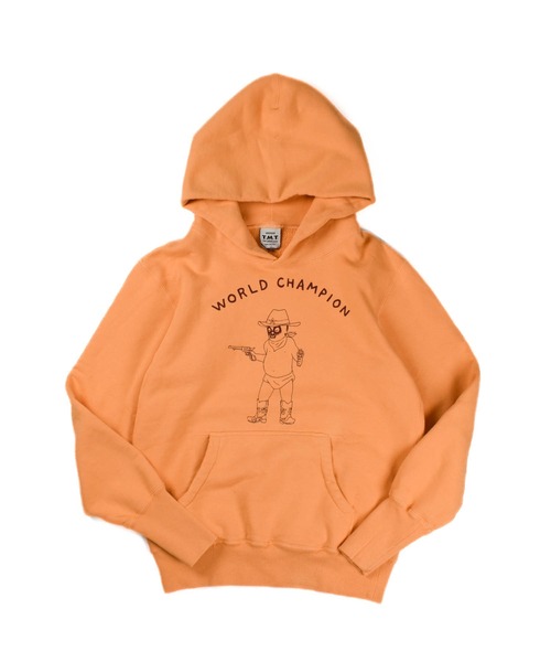 TMT（ティーエムティー）の「【TMT/ティーエムティー】VINTAGE SWEAT HOODIE WORLD CHAMPION（パーカー・メンズ・ベージュ/オレンジ・MEDIUM/LARGE/X-LARGE）」の14枚目の写真