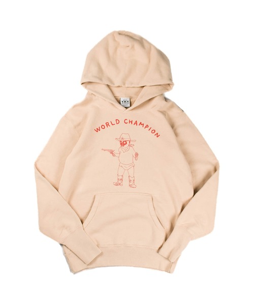 パーカーベージュチャド様 セール】【TMT/ティーエムティー】VINTAGE SWEAT HOODIE WORLD