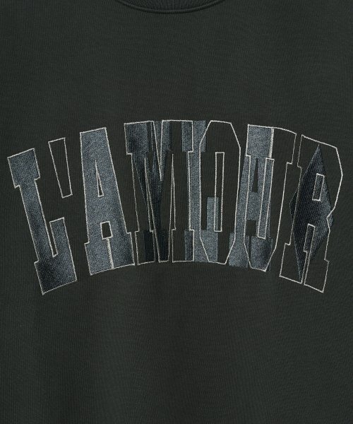 Diamond Layla（ダイアモンドレイラ）の「[CROP] LAMOUR Big Embroidery Stitch Sweatshirt T87  Charcoal（スウェット・レディース・その他・SMALL）」の6枚目の写真