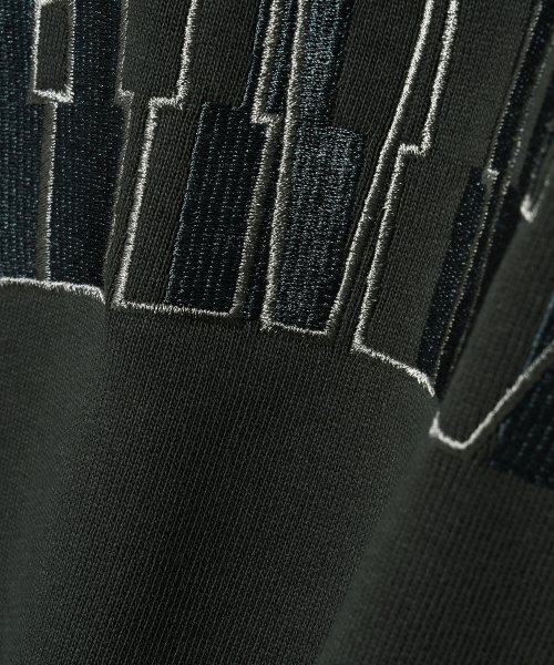 Diamond Layla（ダイアモンドレイラ）の「[CROP] LAMOUR Big Embroidery Stitch Sweatshirt T87  Charcoal（スウェット・レディース・その他・SMALL）」の8枚目の写真