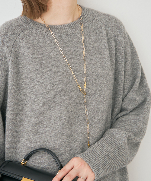 Spick & Span(スピックアンドスパン)の「《追加3》EO / イオ 2WAYロングネックレス(ネックレス・レディース・ゴールド・FREE)」の2枚目の写真