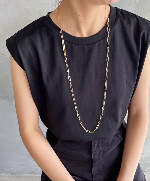 Spick & Span(スピックアンドスパン)の「《追加3》EO / イオ 2WAYロングネックレス(ネックレス・レディース・ゴールド・FREE)」の4枚目の写真