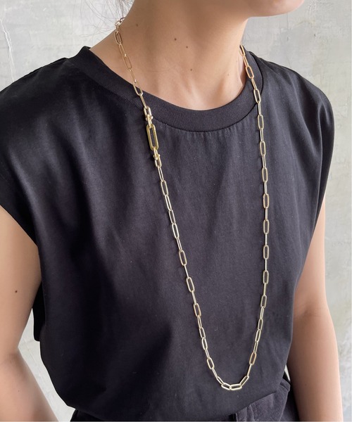 Spick & Span(スピックアンドスパン)の「《追加3》EO / イオ 2WAYロングネックレス(ネックレス・レディース・ゴールド・FREE)」の5枚目の写真