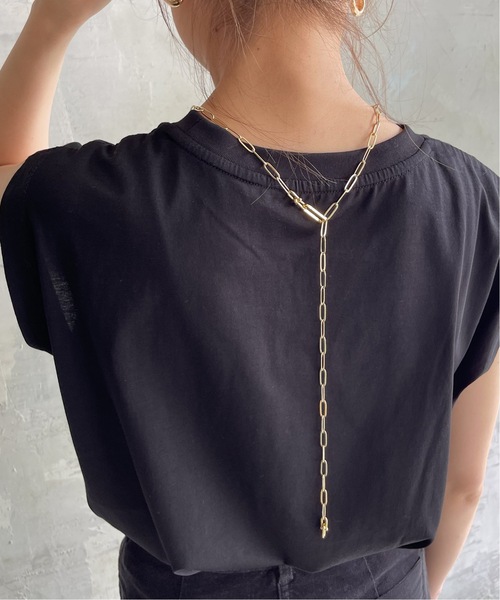 Spick & Span(スピックアンドスパン)の「《追加3》EO / イオ 2WAYロングネックレス(ネックレス・レディース・ゴールド・FREE)」の7枚目の写真