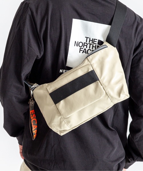 Jack Gomme（ジャックゴム）の「【JACK GOMME】ボディバッグ ウェストポーチ HUGO Sac banane（ボディバッグ/ウエストポーチ・メンズ・ブラック/ベージュ・FREE）」の12枚目の写真