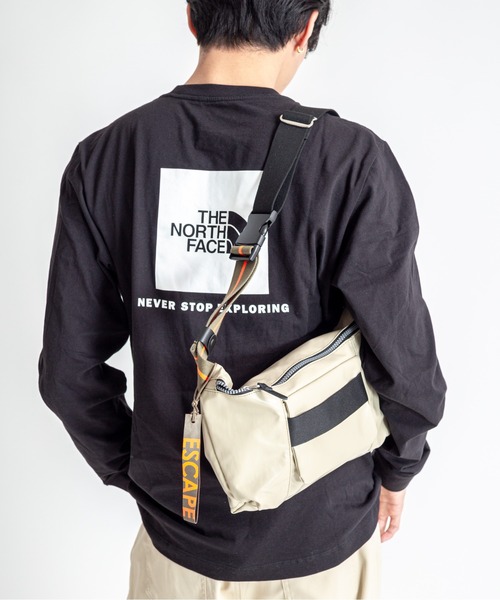 Jack Gomme（ジャックゴム）の「【JACK GOMME】ボディバッグ ウェストポーチ HUGO Sac banane（ボディバッグ/ウエストポーチ・メンズ・ブラック/ベージュ・FREE）」の13枚目の写真