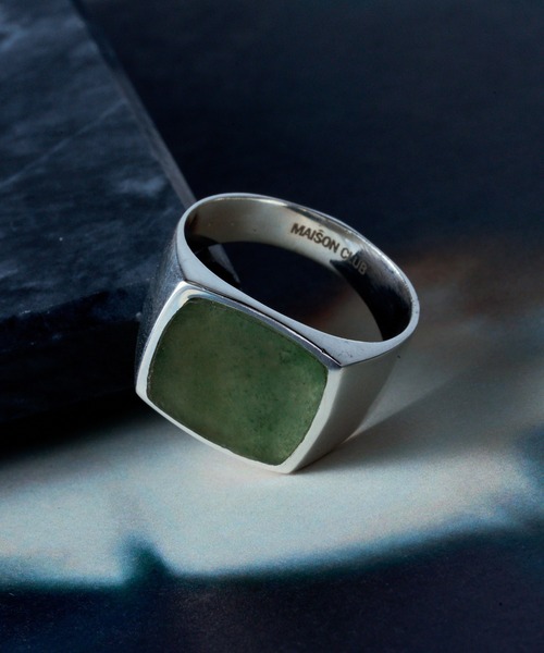 MAISON CLUB(メゾンクラブ)の「【MAISON CLUB】Silver925 KAY Ring /Various Stone Series/カイリング シルバー925(リング・メンズ・グリーン系1/ブルー/ブルー系4/ブラック/ブルー系その他2/ブルー系その他3/サックスブルー/マルチ/ホワイト/グリーン/ブラウン/レッド/グリーン系その他2/イエロー/ベージュ・17/ 19/21)」の16枚目の写真
