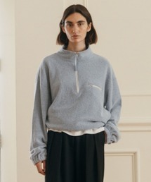 WOOL PILE HALF ZIP TOP/ウールパイルハーフジップトップ