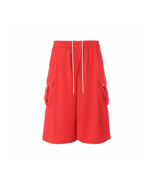 A.R.U(エイアールユー)の「CARGO HALF PANTS(その他パンツ・レディース・ブラック/レッド/カーキ/PINK・FREE)」の1枚目の写真