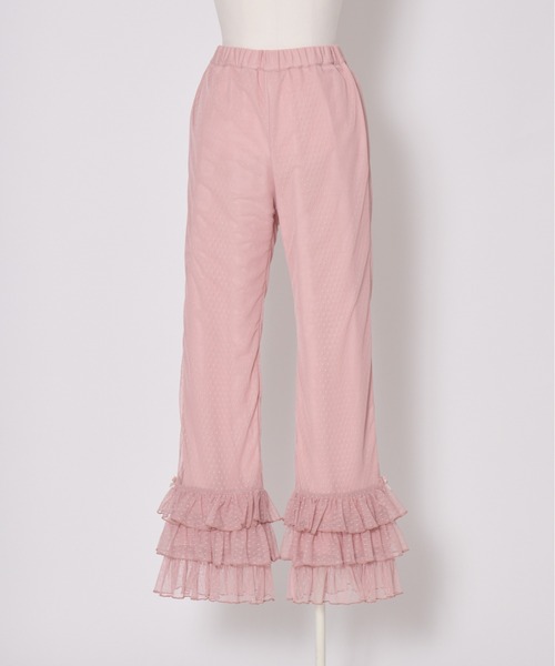 rose frill tulle pants 【公式通販】