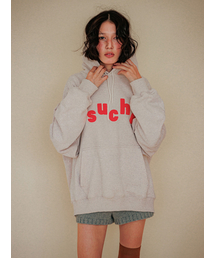 PSUCHE（プシュケ）の「LOGO OVERFIT HODDIE_MELANGE CREAM（パーカー）」