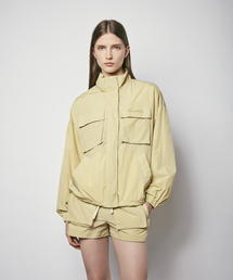 IBA NENETS（イバネネツ）の「Big Pocket Windbreaker - Olive（ナイロンジャケット）」
