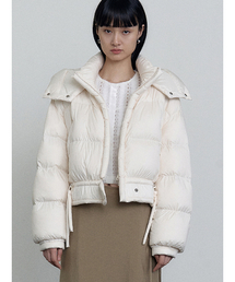 MAKE A TOAST（メイクアトースト）の「Hoodie Duck Down Short Padding Ivory MBEFPD001IV（ダウンジャケット/コート）」