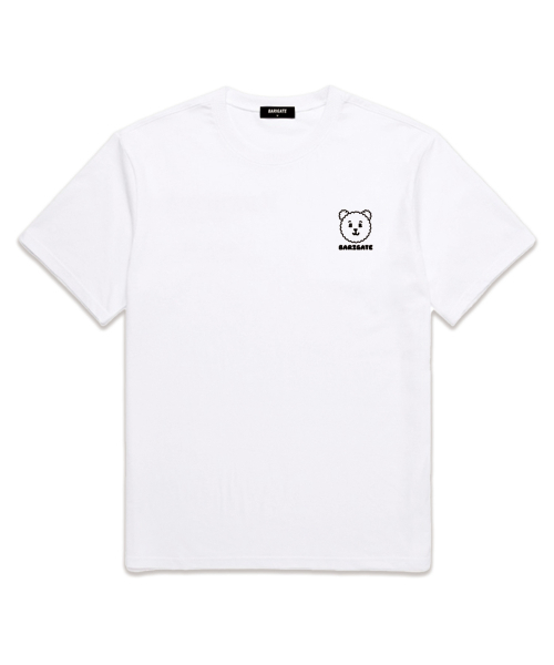 BARIGATE(バリゲート)の「ベアロゴ 半袖Tシャツ (BS021) ホワイト(Tシャツ/カットソー・レディース・その他・SMALL/MEDIUM/LARGE/XX-LARGE/X-LARGE)」の1枚目の写真