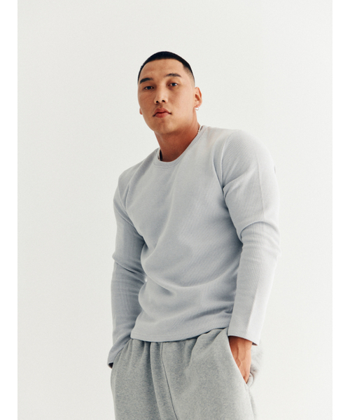 GOZER(ゴーザー)の「SAKA LONG SLEEVES_WASHED GREY(Tシャツ/カットソー・メンズ・グレー・MEDIUM/LARGE/X-LARGE/XX-LARGE)」の6枚目の写真