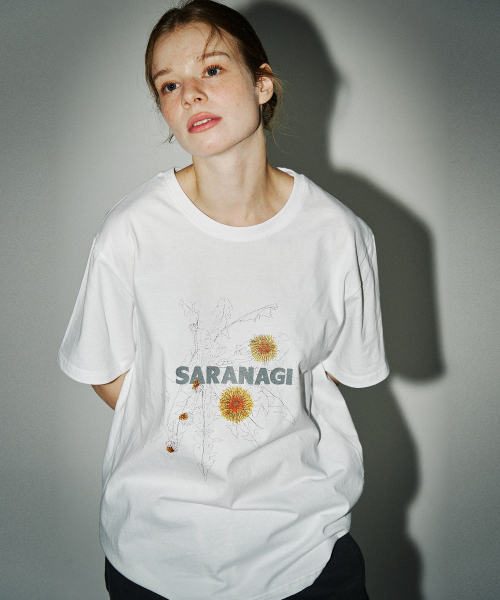SARANAGI（サラナギ）の「SE0538-T-SHIRT(white)（Tシャツ/カットソー・レディース・ホワイト・FREE）」の3枚目の写真