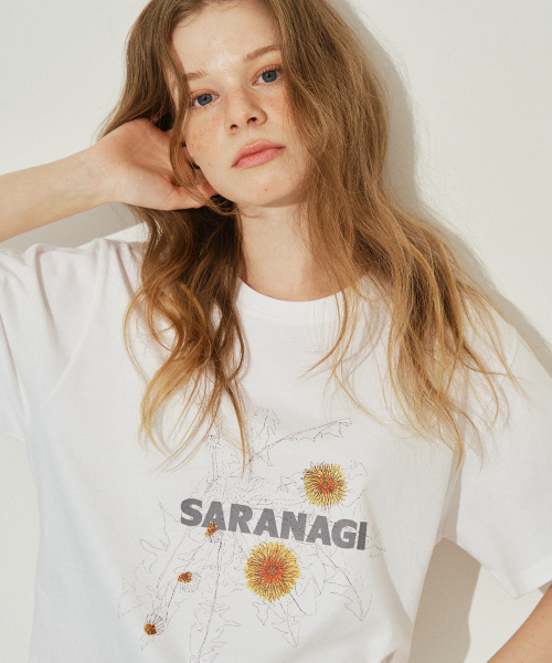 SARANAGI（サラナギ）の「SE0538-T-SHIRT(white)（Tシャツ/カットソー・レディース・ホワイト・FREE）」の4枚目の写真