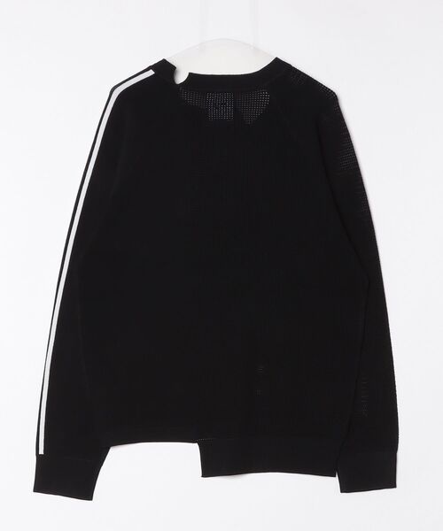 Y-3（ワイスリー）の「Y-3 LOGO KNIT SWEATER（ニット/セーター・メンズ・ブラック×ホワイト・XX-SMALL/X-SMALL/MEDIUM/SMALL/LARGE/X-LARGE）」の7枚目の写真
