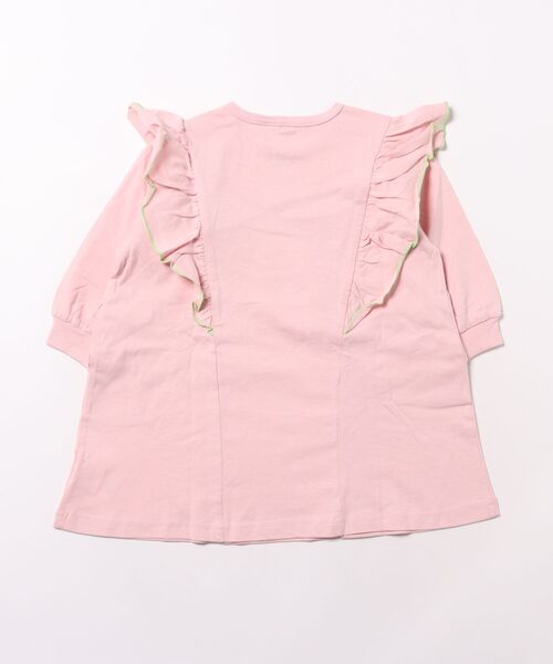 Life Support Products（ライフサポートプロダクツ）の「【COTTON from U.S.A】長袖ラッフルワンピース（ワンピース・キッズ・ライトピンク/グリーン/チャコール・140/130/120/110/100/90/150）」の14枚目の写真