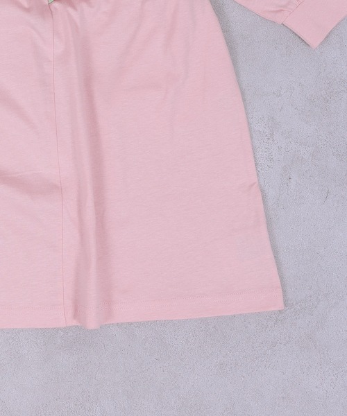 Life Support Products(ライフサポートプロダクツ)の「【COTTON from U.S.A】長袖ラッフルワンピース(ワンピース・キッズ・ライトピンク/グリーン/チャコール・140/130/120/110/100/90/150)」の11枚目の写真