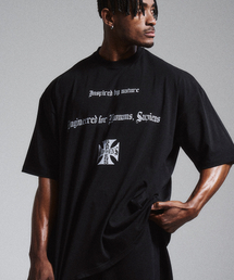 SAPIENS（サピエンス）の「エンジニアードオーバーサイズ半袖Tシャツブラック（Tシャツ/カットソー）」