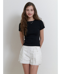 Blueberry half t-shirt (black)