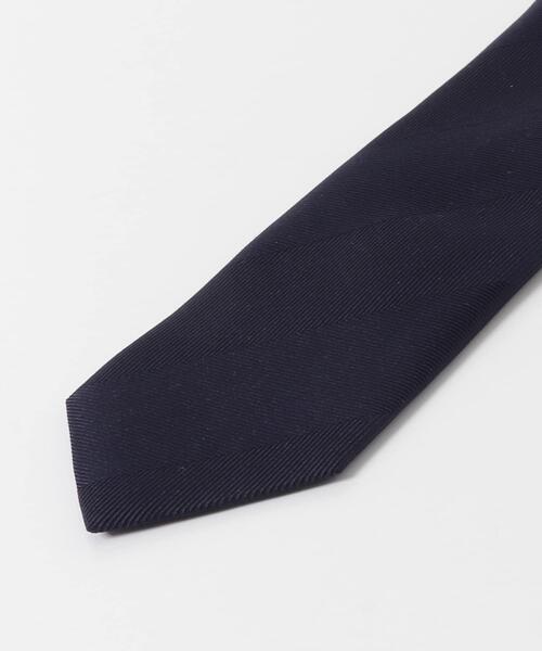 URBAN RESEARCH DOORS（アーバンリサーチドアーズ）の「LIFE STYLE TAILOR　26SS国内タイ無地1（ネクタイ・メンズ・ブラウン/ネイビー・-）」の4枚目の写真