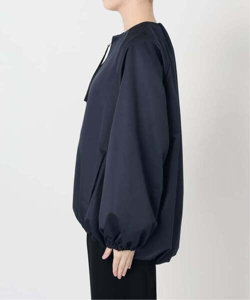 VERMEIL par iena(ヴェルメイユパーイエナ)の「LIMONTA コクーンジャケット(ノーカラージャケット・レディース・ネイビー/ベージュ・FREE)」の18枚目の写真