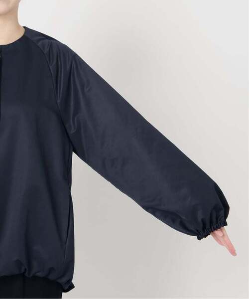 VERMEIL par iena(ヴェルメイユパーイエナ)の「LIMONTA コクーンジャケット(ノーカラージャケット・レディース・ネイビー/ベージュ・FREE)」の21枚目の写真