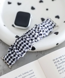 tiny tiny | アップルウォッチチェック柄シュシュベルト[tiny tiny(ティニーティニー)](スマホグッズ)