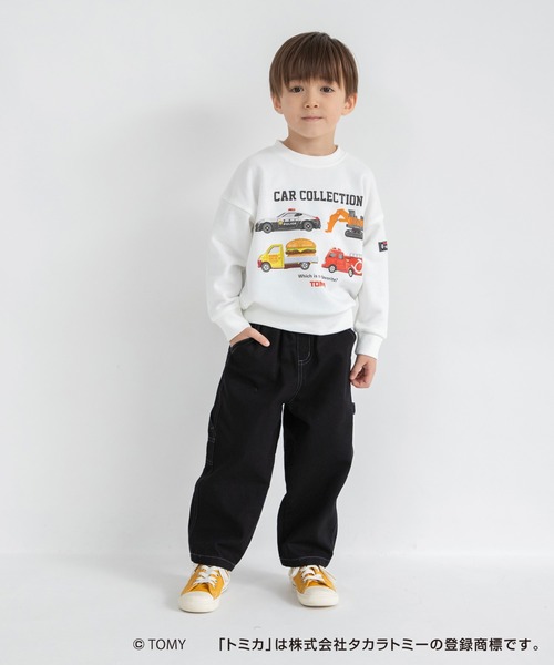 BRANSHES（ブランシェス）の「【コラボ】TOMICA/トミカ×branshes　プリントトレーナー（スウェット・キッズ・アイボリー/杢グレー・110/100/90/130/80/120）」の18枚目の写真