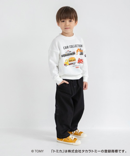 BRANSHES（ブランシェス）の「【コラボ】TOMICA/トミカ×branshes　プリントトレーナー（スウェット・キッズ・アイボリー/杢グレー・110/100/90/130/80/120）」の20枚目の写真