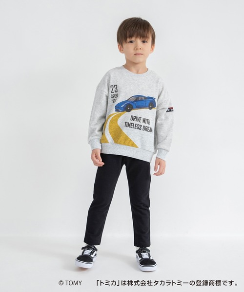 BRANSHES（ブランシェス）の「【コラボ】TOMICA/トミカ×branshes　プリントトレーナー（スウェット・キッズ・アイボリー/杢グレー・110/100/90/130/80/120）」の14枚目の写真