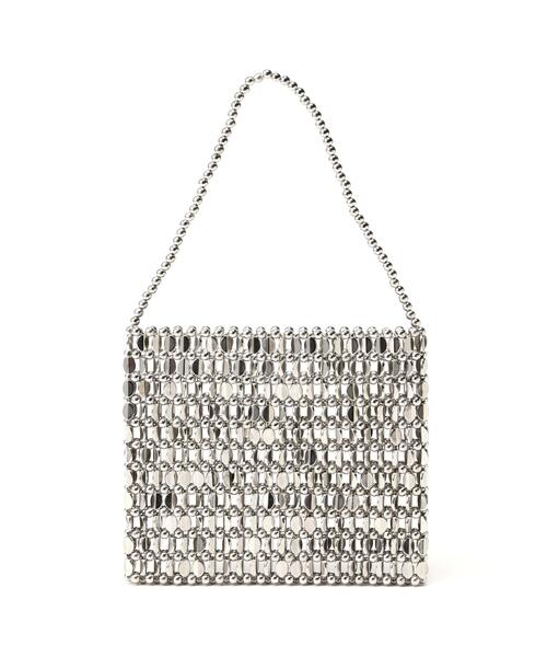 NATURAL BEAUTY BASIC（ナチュラルビューティーベーシック）の「【Oggi.jp掲載】◇メタルミニバッグ（ショルダーバッグ・レディース・シルバー・ﾌﾘ-）」の7枚目の写真
