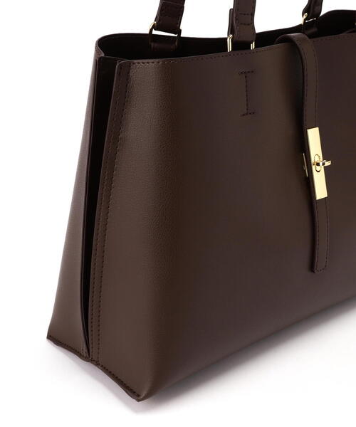 NATURAL BEAUTY BASIC（ナチュラルビューティーベーシック）の「◇エブリデイラージトートバッグ（トートバッグ・レディース・グレー/ブラック/ダークブラウン・ﾌﾘ-）」の10枚目の写真