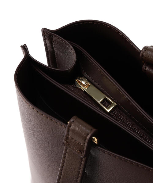 NATURAL BEAUTY BASIC（ナチュラルビューティーベーシック）の「◇エブリデイラージトートバッグ（トートバッグ・レディース・グレー/ブラック/ダークブラウン・ﾌﾘ-）」の11枚目の写真