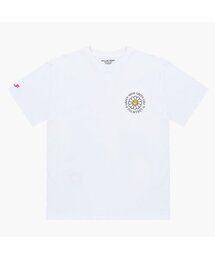 ラウンディングフラワー半袖Tシャツホワイト Rounding Flower T-SHIRT White