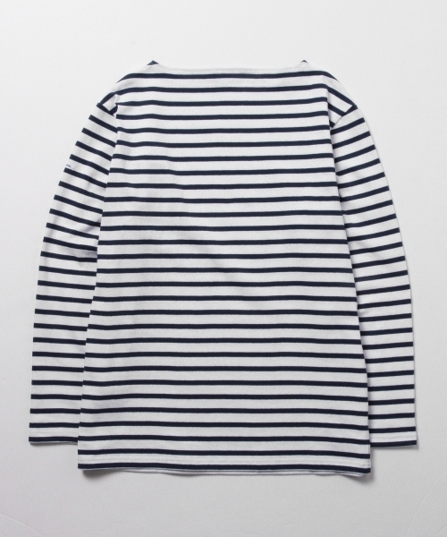 ORCIVAL（オーシバル）の「ORCIVAL / ＜Men's＞ボーダーバスクシャツ（Tシャツ/カットソー・メンズ・ホワイト/ホワイト系その他・4）」の10枚目の写真