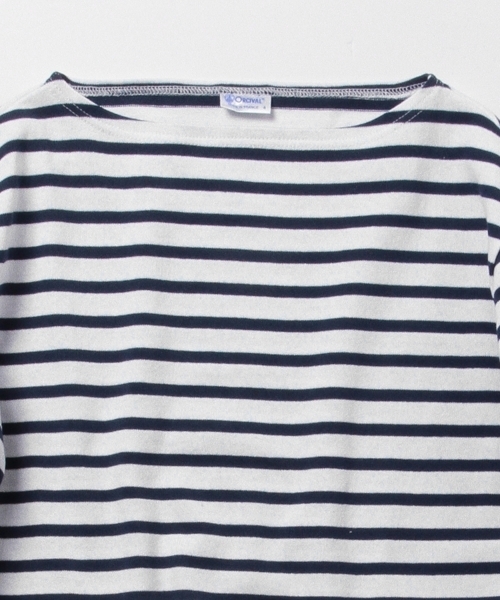 ORCIVAL（オーシバル）の「ORCIVAL / ＜Men's＞ボーダーバスクシャツ（Tシャツ/カットソー・メンズ・ホワイト/ホワイト系その他・4）」の11枚目の写真