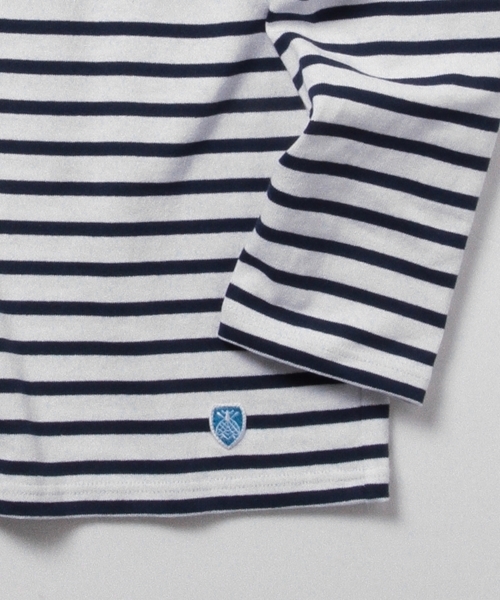 ORCIVAL（オーシバル）の「ORCIVAL / ＜Men's＞ボーダーバスクシャツ（Tシャツ/カットソー・メンズ・ホワイト/ホワイト系その他・4）」の3枚目の写真