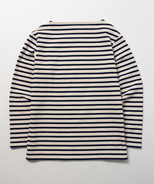 ORCIVAL（オーシバル）の「ORCIVAL / ＜Men's＞ボーダーバスクシャツ（Tシャツ/カットソー・メンズ・ホワイト/ホワイト系その他・4）」の5枚目の写真