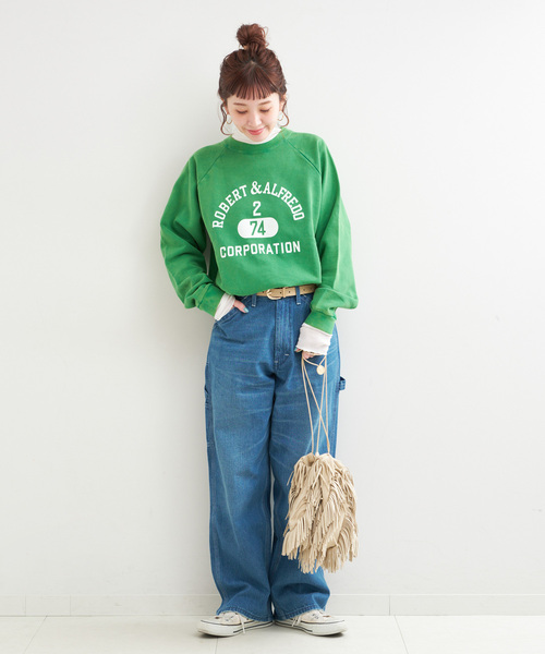 B.C STOCK（ベーセーストック）の「《追加5》ウォッシャブル / シアータートルプルオーバー（Tシャツ/カットソー・レディース・ブラック/ホワイト/ライトグレー・FREE）」の18枚目の写真