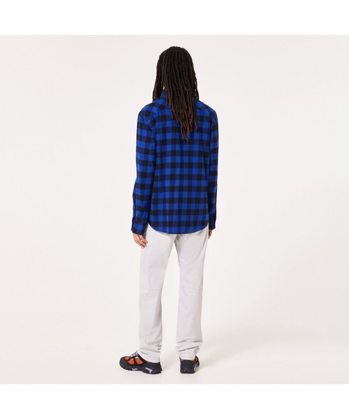 OAKLEY(オークリー)の「オークリー‘90s PLAID LS SHIRT/シャツ/ギンガムチェック/ライフスタイル/メンズ/OAKLEY(シャツ/ブラウス・メンズ・ブラック×ブルー/ブラウン系その他・M/S/L)」の6枚目の写真
