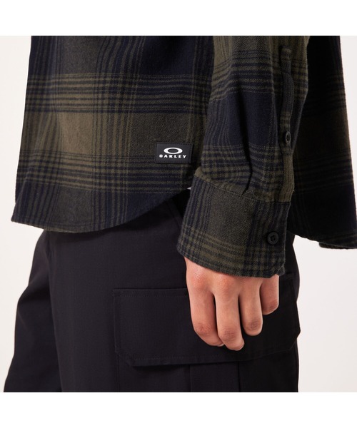 OAKLEY(オークリー)の「オークリー‘90s PLAID LS SHIRT/シャツ/ギンガムチェック/ライフスタイル/メンズ/OAKLEY(シャツ/ブラウス・メンズ・ブラック×ブルー/ブラウン系その他・M/S/L)」の16枚目の写真
