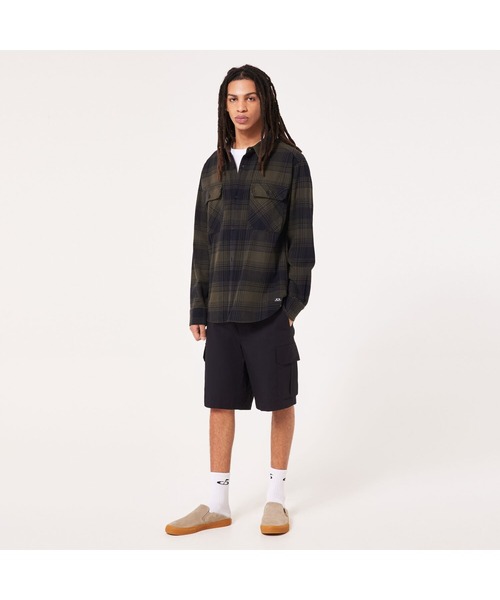 OAKLEY(オークリー)の「オークリー‘90s PLAID LS SHIRT/シャツ/ギンガムチェック/ライフスタイル/メンズ/OAKLEY(シャツ/ブラウス・メンズ・ブラック×ブルー/ブラウン系その他・M/S/L)」の14枚目の写真